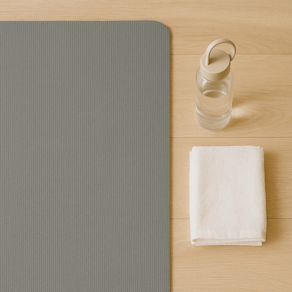 Простір для практики: килимок і світло